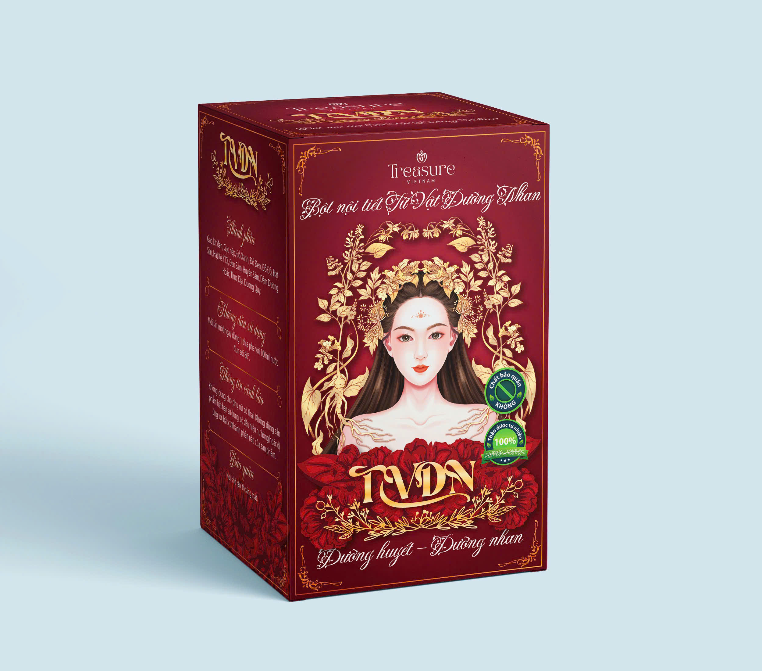 Bột Nội Tiết Tứ Vật Dưỡng Nhan